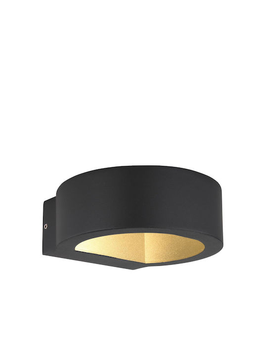 Globo Lighting Επιτοίχια Εξωτερική Πλαφονιέρα LED IP54 7W με Θερμό Λευκό Φως Διπλής Δέσμης 16x5.5εκ.