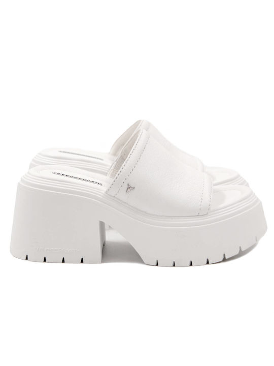 Windsor Smith Damen Flache Sandalen in Weiß Farbe