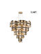 Slamp Chandelier LED Gold LALS5XLGLD06T00NMTEU