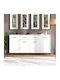 Sideboard Vienne 4k2f Wooden White 183x40x90cm