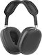 P9 Wireless/Wired Over Ear Headphones Blacα