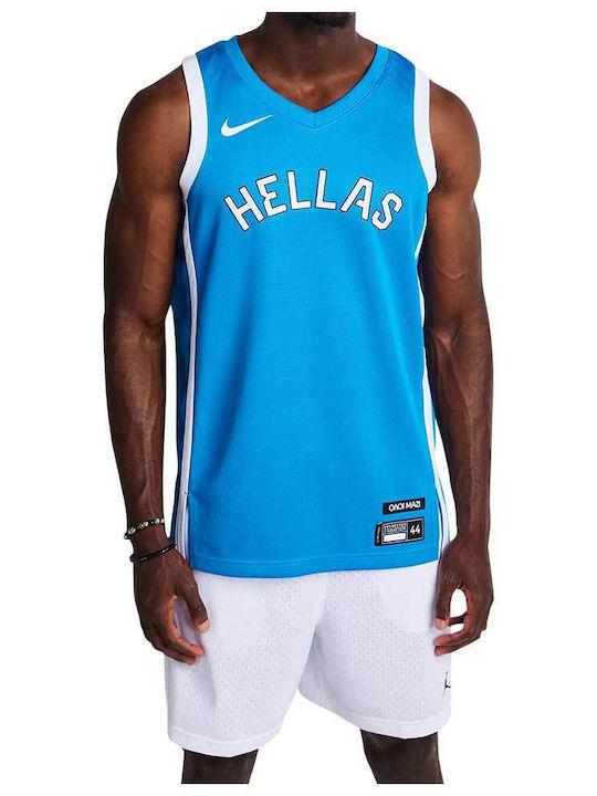 Nike Hellas Olympics 2024 Limited Road Jersey Style Basketball