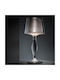 Slamp Plastic Table Lamp for E27 Socket with Grey Shade and Base