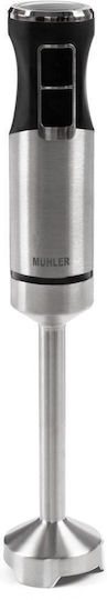 Muhler Handmixer mit Inox-Stab 1000W Silber