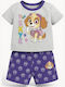 Kinder-Set mit Shorts Sommer 2Stück Purple