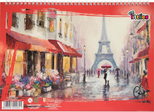 The Littlies Drawing Pad The Littlies Paris 1pcs