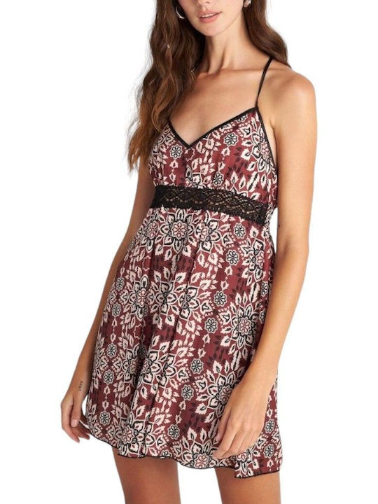 Attrattivo Mini Dress Burgundy