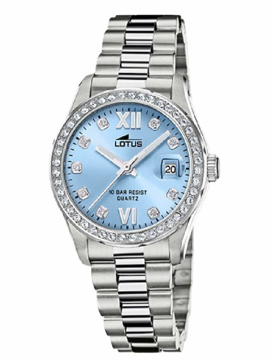 Lotus Watches Дамски Часовник с Сребрист / Среб...