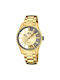 Lotus Watches Uhr mit Gold Metallarmband