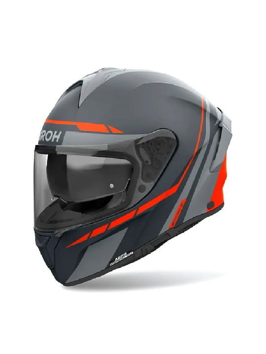 Airoh Spark 2 Spiner Black / Orange Motorradhelm Volles Gesicht ECE 22.06 1590gr