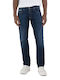 Grover Men's Jeans Pants Elastic with Regular Straight Fit Blue