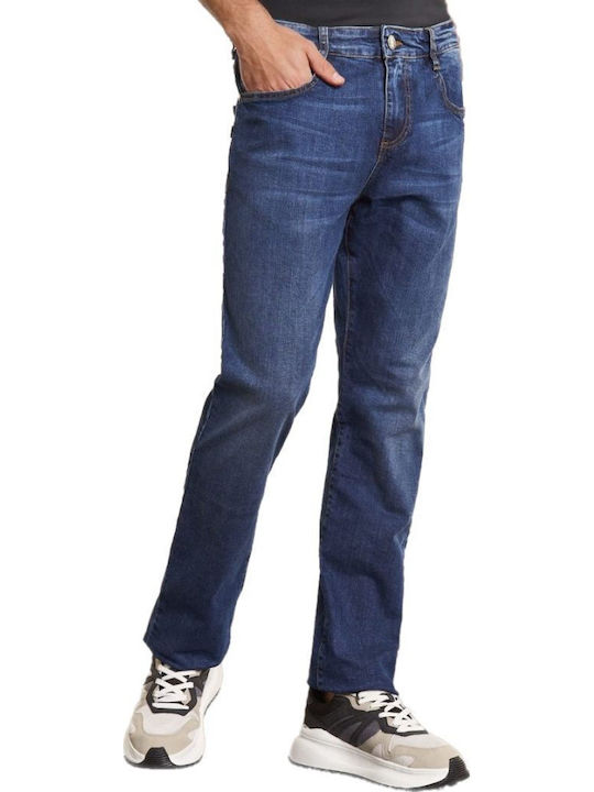 Pantaloni Jeans pentru Bărbați cu Croială Regular denim albastru