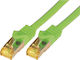 MCAB S/FTP Cat.7 (10Gbps) Καλώδιο Δικτύου Ethernet 2m Πράσινο