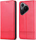 Back Cover Δερμάτινο Μαγνητικό Κόκκινο (Huawei Pura 70 Pro)