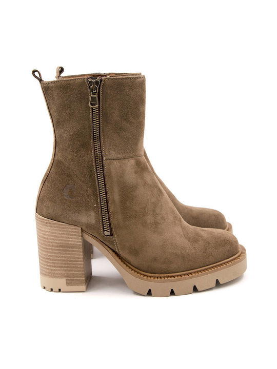 Commanchero Original Damen Knöchelstiefel Beige