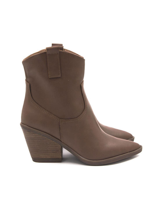 Carad Shoes Women's Ankle Boots Tabac Brown