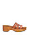 Xti Synthetic Leather Women's Sandals Brown