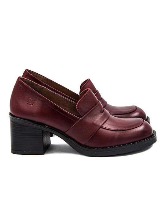 Yokono Pumps Burgundisch