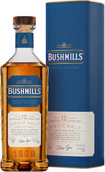Bushmills Single Malt Whisky 12 Ani Irlanda În Cutie 40% 700ml