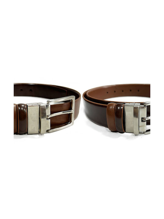 Tresor Men's Double Sided Belt Brown