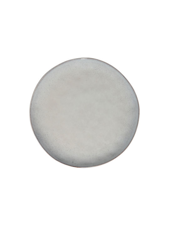Estia Vignette Stoneware Чиния Плитко Керамика Сив с Диаметър 21см
