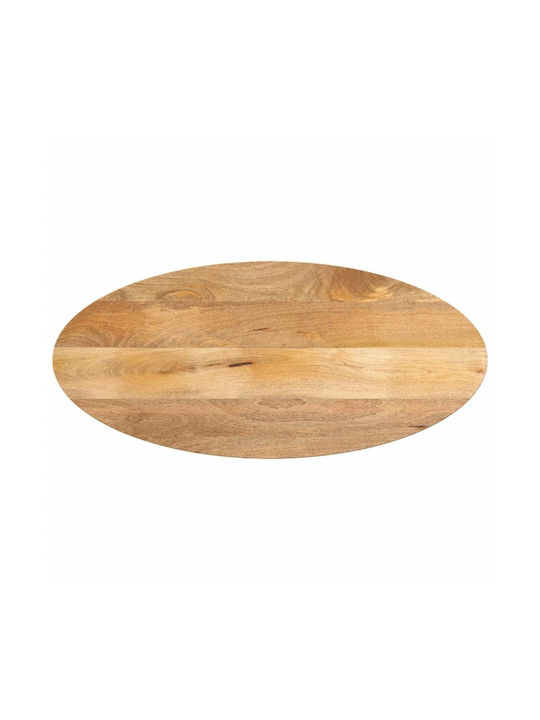 vidaXL Wooden Serving Platter 80x40x3.8cm