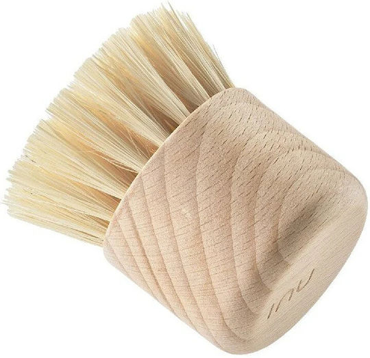Zone Denmark 29722 Wooden Cleaning Brush with Handle for Cutlery Beige