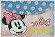 Gim Button Plastic Folder A4 Minnie 340-38580