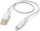 HAMA USB-A to Lightning Cable Λευκό 1.5m 00201568