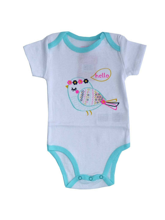 Disney Mini Mome Baby-Body für drinnen Kurzärmelig Birdie White-Beraman 1Stück