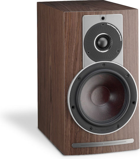 Dali Rubicon 2 C Ζεύγος Ηχείων Hi-Fi Βιβλιοθήκης 250W 2 Δρόμων Π19.5xΒ33.5xΥ35.3εκ. Walnut Veneer