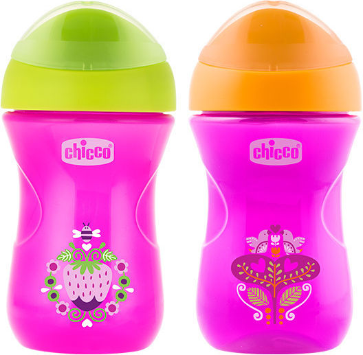 Chicco Κύπελλο Ροζ 12+m Easy Chicco (1τεμ)