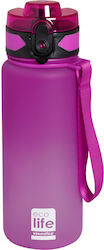 Ecolife Детска Бутилка Tritan 500ml Фуксия Ecolife Ecolife Детска Бутилка Tritan 500ml Фуксия Ecolife