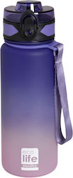 Ecolife Tritan Bottle 500ml Violet Ecolife Ecolife Tritan Bottle 500ml Violet Ecolife