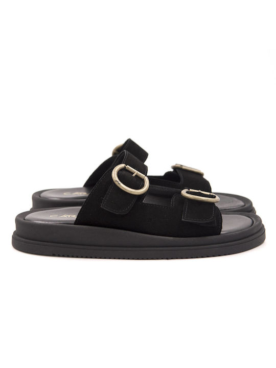 Carad Shoes Damen Flache Sandalen in Schwarz Farbe