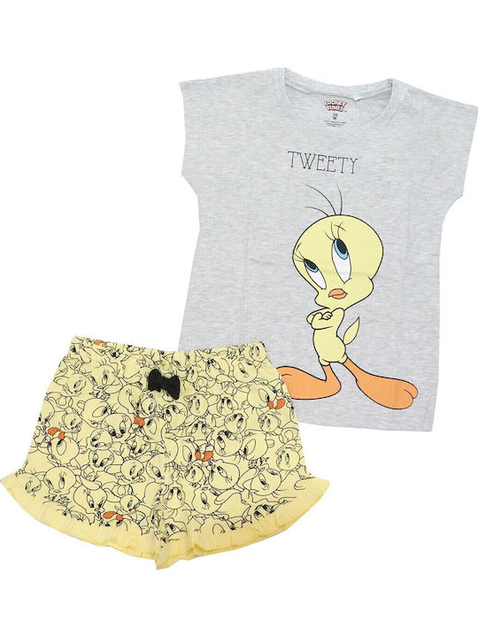 Warner Bros Kids' Pajamas Summer Gray
