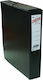 Leizer Faser-Gummikarton 25x35x5cm Kfl Schwarz