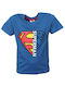 DC Kinder-T-Shirt Blau