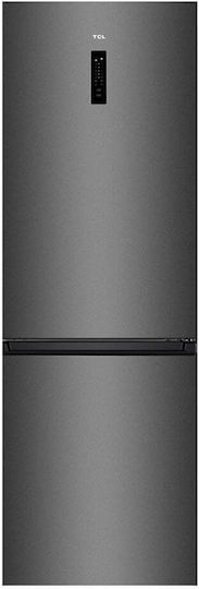 TCL Fridge-Freezer 318lt Total NoFrost H185xW59.5xD63cm Gray RP318BSE1