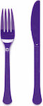 Purple Grape 24-Piece Cutlery Set