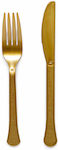 Gold Cutlery Creme Brulee 24 Pcs