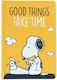 Premium A5 Notebook Snoopy Lazy Days