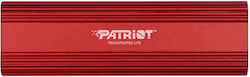 Patriot Transporter Lite 1TB USB 3.2 SSD Stick with connection USB-C Red