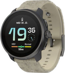 Suunto Race S Stainless Steel Αδιάβροχο Smartwatch με Παλμογράφο (Gravel Gray)