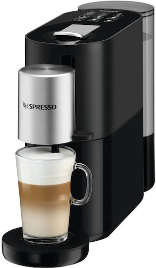 Krups Atelier Кафемашина за капсули Nespresso Налягане 19бар с Кана за мляко Черна