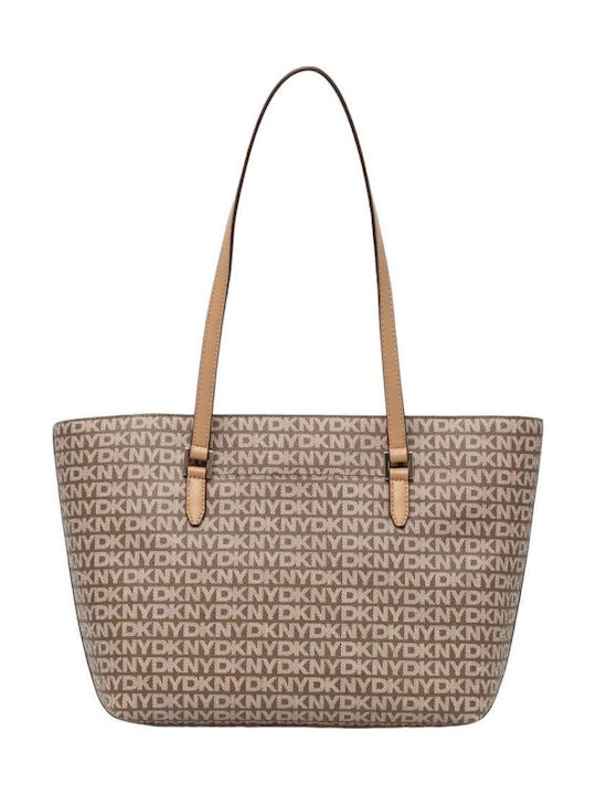 DKNY Bryant Women's Tote Bag Brown Multi