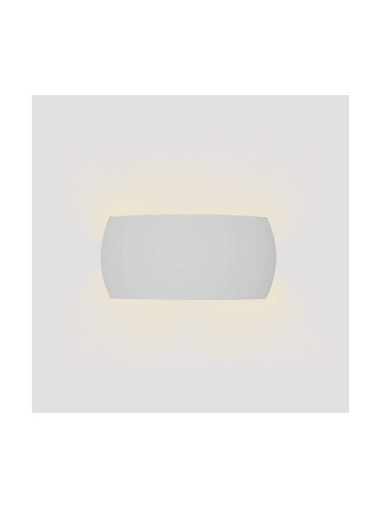 Inlight Lamp Wall with Socket E14 White 31x15x9.5cm