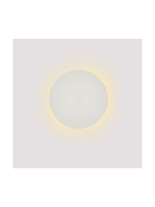 Inlight Lamp Wall with Integrated LED and Warm White Light 25x4.5cm
