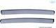 DGA Set of Windbreakers Rear Car Dark Fime for Mercedes-Benz A Class 2pcs