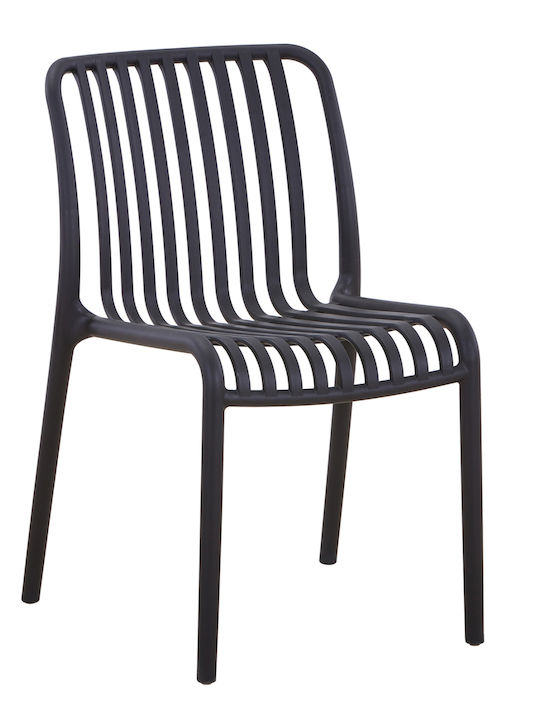 Catering Stuhl Polypropylen Black 1Stück 48x44x...